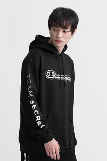 Load image into Gallery viewer, Team Secret x Champion Hoodie (Black)