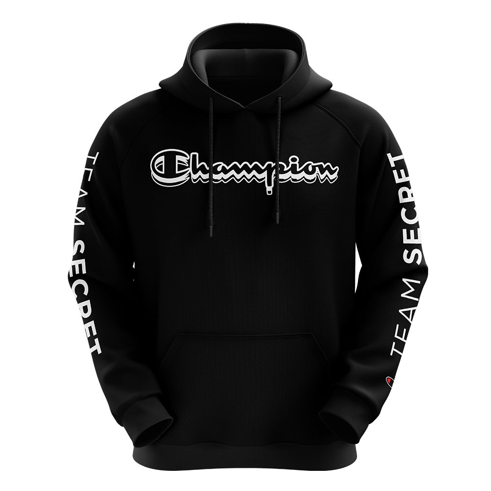 Team Secret x Champion Hoodie Black